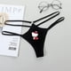 thumbnail image 1 of Sanrio-Tanga de Hello Kitty para mujer, ropa Sexy de dibujos animados, con correa fina, calada, triangular, de cintura baja, regalos, 1 of 4