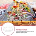 thumbnail image 3 of Liukekj 5pcs Number Design Flower Wreath Iron Art Frame for Craft Home Decoration, 3 of 11