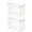 White/L, variant on Clear Heavy Duty Moving Bags Thick Plastic Storage Bags with Reinforced Handles & Double Zipper Waterproof Foldable Organizer for Clothes College Dorm Supplies Alternative to Moving Boxes (White/M)