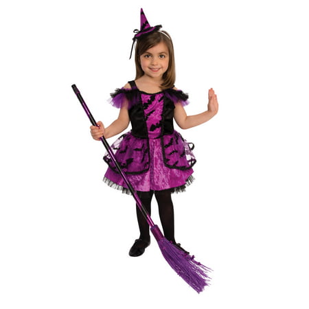 Purple Witch Girls Child Spell Caster Halloween
