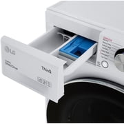 LG WM1455HWA 2.4 Cu. Ft. HE Stackable Front Load Washer with Steam Wash - White