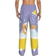 thumbnail image 3 of Goofa Corgi Washing in Bathtub Printed Soft Pajama Pants for Men, Wide Leg Comfy Casual Lounge Yoga Pants-Small, 3 of 9