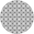 thumbnail image 1 of Ahgly Company Machine Washable Indoor Round Transitional Gray Area Rugs, 4' Round, 1 of 7
