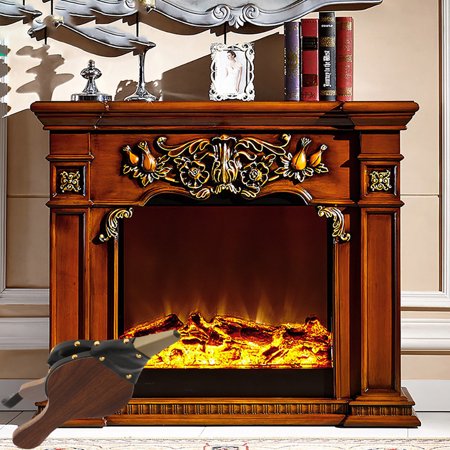 Aihome Wooden Mini Hand Wave Fireplace Blower Traditional Fire