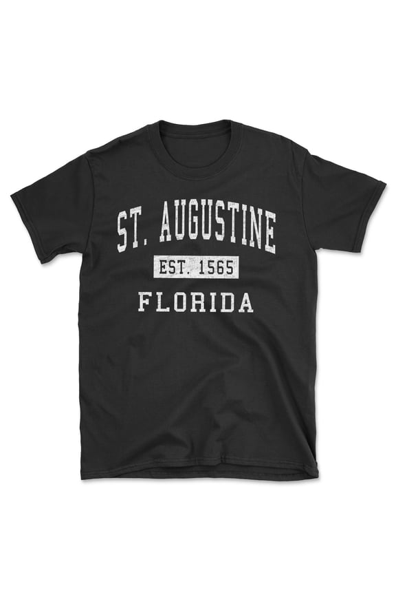 St. Augustine Florida Classic Established Men's Cotton T-Shirt