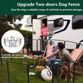 thumbnail image 5 of Cozgesto Dog Playpen Puppy Playpen Portable Pet Outdoor Dog Fence Run Barrier for Medium/Large/Small Dogs Dog Pen Indoor for RV Camping Garden Yard(16 Panels), 5 of 5