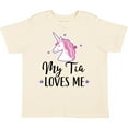 thumbnail image 3 of Inktastic My Tia Loves Me Unicorn Girls Toddler T-Shirt, 3 of 5