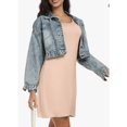 thumbnail image 2 of Mist Azur Women Full Slip for Under Dress Sleeveless Wide Straps Mini Slip Dress Nightgown 3761, 2 of 3