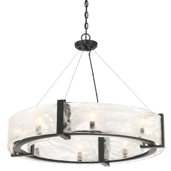 Minka Lavery 3619-66A Cloud Break 8 Light 33" Wide Suspension Pendant - Coal