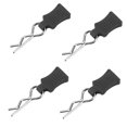 thumbnail image 2 of Juego de soporte de fijación de pasador de clip de carcasa de cuerpo, pieza accesoria para coche RC 1/8 1/10 1/12 (negro), 2 of 8