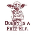 thumbnail image 2 of Mens Harry Potter Dobby is a Free Elf Long Sleeve Shirt, 2 of 4