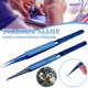 thumbnail image 2 of Alloy Pointed Tweezers Anti-magnetic Repairing Tool Tweezers Fly Line Fingerprint Forceps Clips, 2 of 5