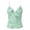 Mint Green, variant on Women's Sequin Tank Top Y2K Embroidered Mesh Cami Sexy V-Neck Sleeveless Crop Top for Party, Club, Going Out, Summer Trendy Camisole