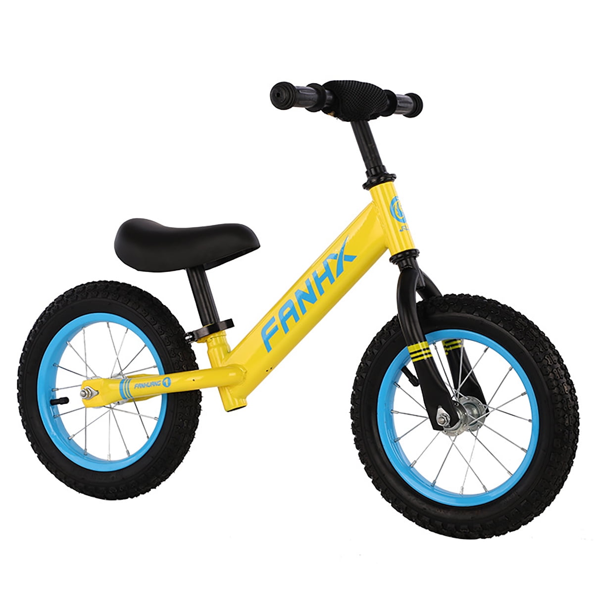 yellow childrens bike