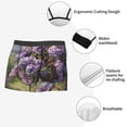 thumbnail image 3 of Sikiie Lilacs Teapot Scenic Painting Print Men's Boxer Briefs, Elastic Waistband Boxer Briefs Leggings-Medium, 3 of 5