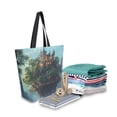 thumbnail image 2 of Large Canvas Bag 13.5x5.1x15 Inch Canvas Bag Shopping Canvas Bag Suitable For Outing Shopping Travel Out Of Large Capacity Storage Beautiful Magic Castle, 2 of 9