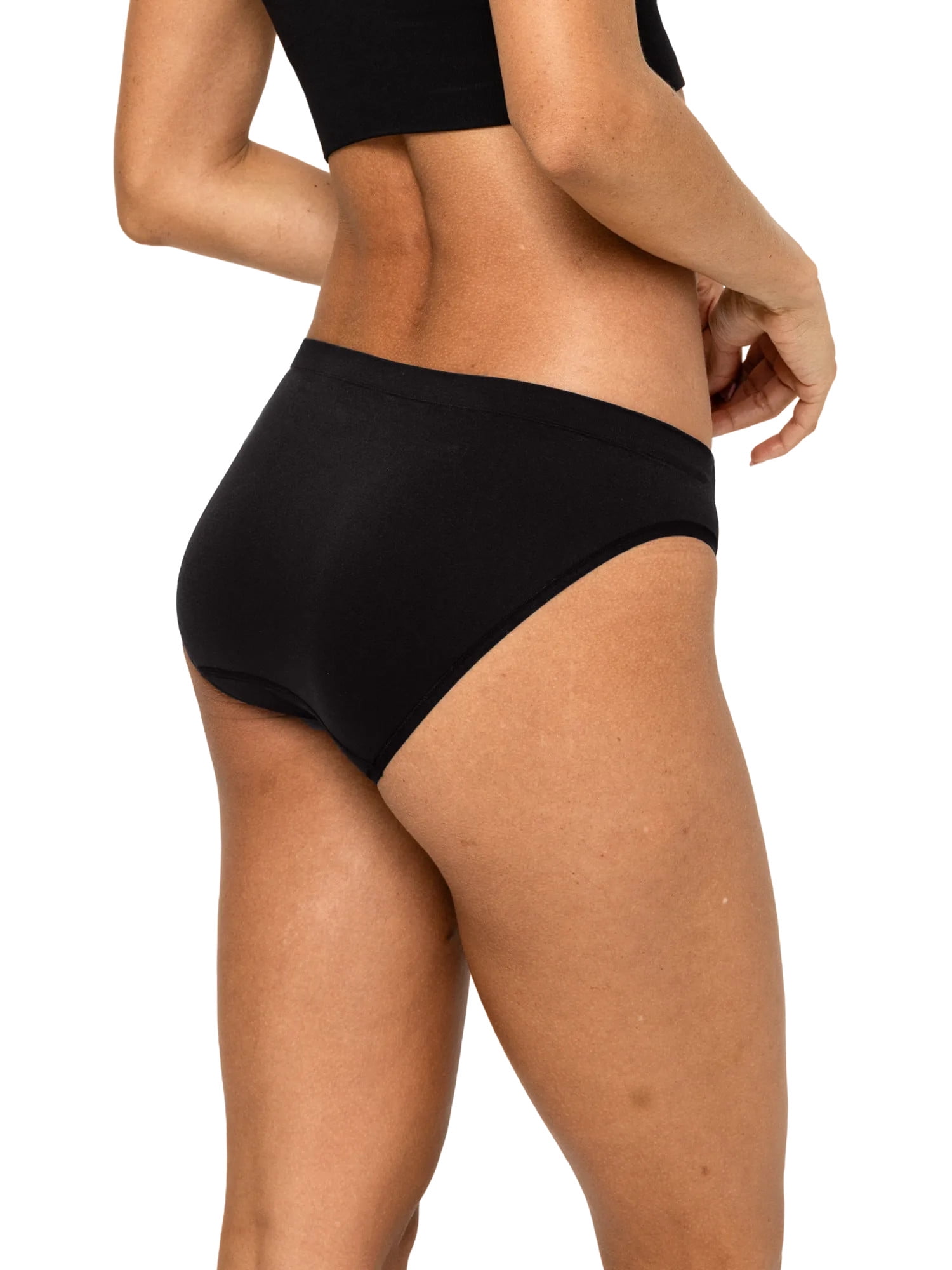 Fruit of the Loom Women's Seamless Underwear, No Show Panties, Multiple Styles, 4‑Way Stretch, 6-Pack, Sizes S-3XL