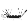thumbnail image 2 of CSChome All-in-one Bicycle Tool Bicycle Repair Tool Kit All-in-One Foldable Spoke Wrench Tire Repair Tool Chain Cutter Screwdriver Mountain Road Bike, 2 of 7