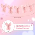 thumbnail image 2 of Dalrosia Large Bow Garland Banners for Coquette Birthday Party Decorations-Bow Themed Birthday Decor for Baby Shower Bridal Shower Bachelorette Party Wedding Favors Supplies, 2 of 8