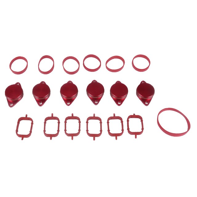 Kit de Juntas de Tapones de Giratoria Diésel 3.3cm 6 Piezas Rojo Perfecl