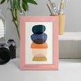 thumbnail image 5 of Mod Pods I -Framed Print w/glass-Sunset Pink, 5 of 8