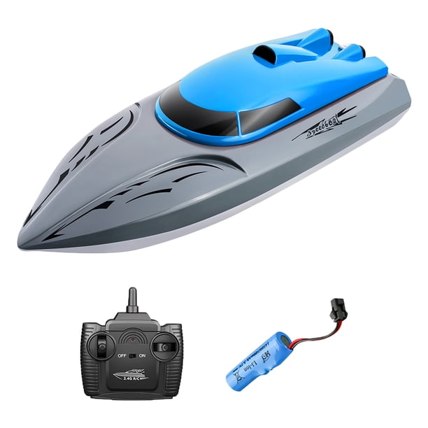 Barco Carreras Control Remoto Alta Velocidad 20 Km/h 2 4 GHz Modelo Eléctrico