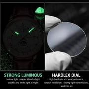 POEDAGAR Fashion Date Quartz Men Watches Top Brand Luxury Waterproof Luminous Man Clock Military Leather Sport Mens Wrist Watch