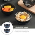 thumbnail image 2 of 2Pcs Japanese Style Rice Noodle Bowl Vintage Soup Bowl Creative Ceramic Bowl, 2 of 6