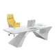 thumbnail image 5 of Laptop Meeting Office Desk Executive Computer Luxury Corner Stand Storage Office Desk Drafting Scrivania Angolare Furniture HDH My Lux Decor Round, 5 of 13
