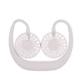 thumbnail image 4 of Lazy Fan  USB Rechargeable Wearable Portable Hand Free Neckband Fan Personal Mini Neck Double Fans  3 Speed Adjustable For Home Office Traveling  Pink, 4 of 8