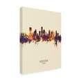 thumbnail image 2 of Trademark Fine Art 'Houston Texas Skyline Portrait III' Canvas Art by Michael Tompsett, 2 of 3