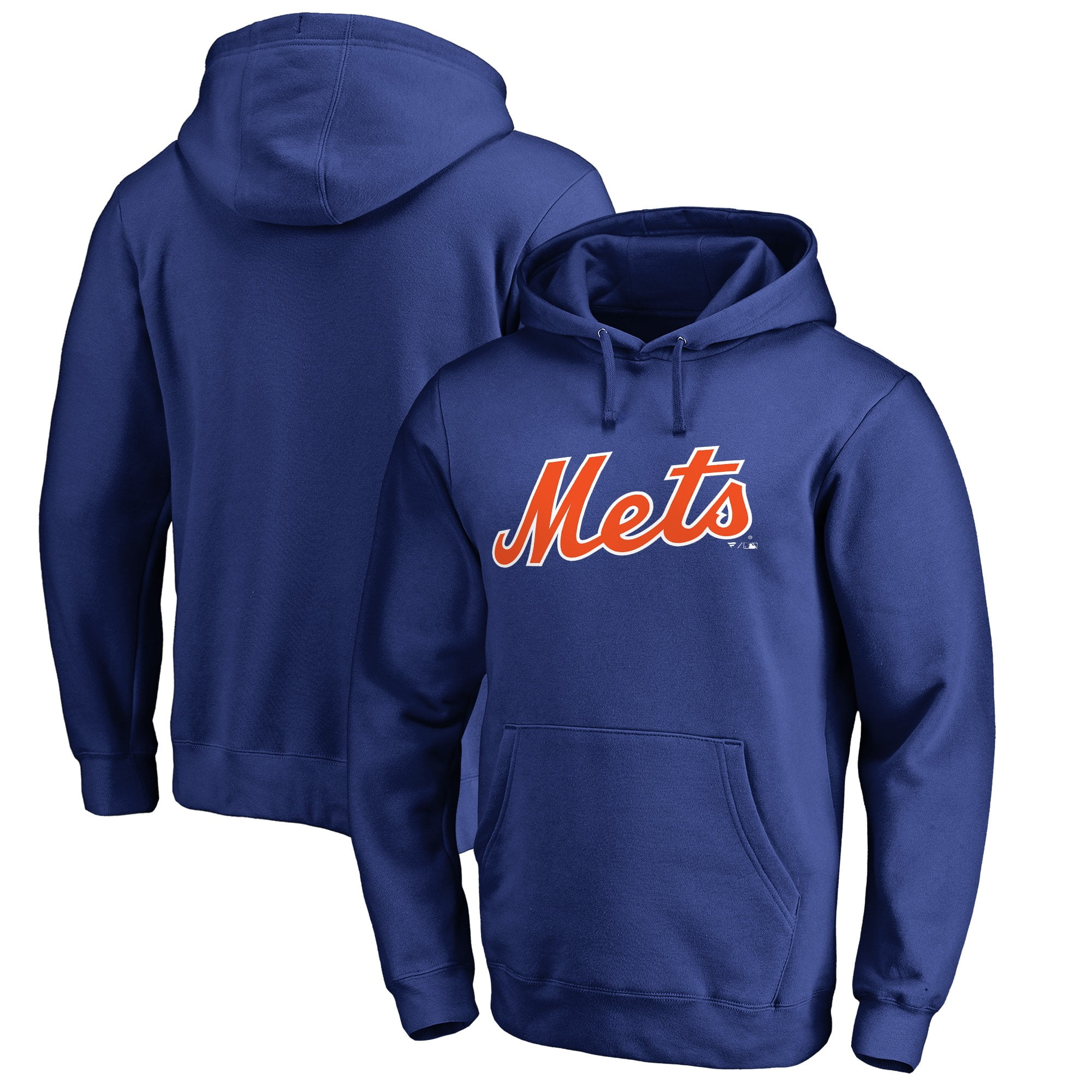 New York Mets Fanatics Branded Team Wordmark Pullover Hoodie Royal