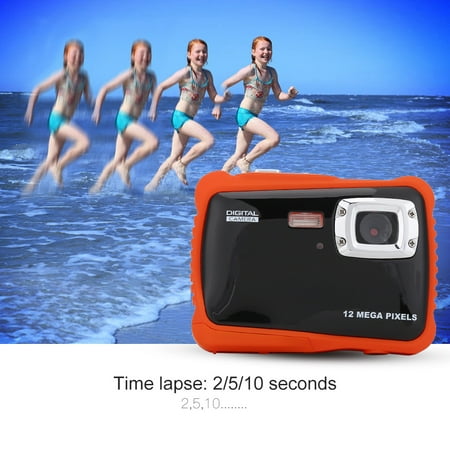 Tbest Kids Waterproof High Definition Underwater Swimming Digital Camera Camcorder,Waterproof Kids Camera, Swimming