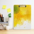 thumbnail image 6 of FMSHPON Sunflower Clipboard Hardboard Wood Nursing Clip Board and Pull for Standard A4 Letter 13x9 inches, 6 of 8