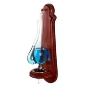 Water Barometer on Solid Cherry Plaque