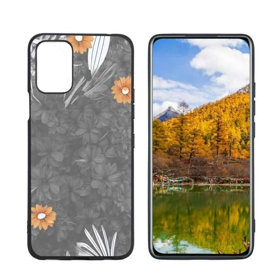 Compatible with LG Q52 Phone Case, Flowers 149 Case Men Women, Flexible Silicone Shockproof Case for LG Q52