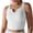 White, variant on qolati Womens Crop Tank Tops Ribbed Sleeveless Basic Workout Tops Fitness Sports Running Yoga Shirts Tops No Padding