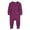 Wine, variant on Fozruso Baby Cotton Rompers Footless Pajamas Zipper Long Sleeve Sleeper Jumpsuit Jumpsuit Cute Rompers Sizes 6-12 Months