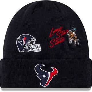 Men's New Era Navy Houston Texans Logo Bucket Hat