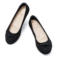 thumbnail image 2 of Women's Wide Width Ballet Flats - Round Toe Office Dressy Casual Shoes, 2 of 6