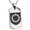 Silver, variant on Stainless Steel Crown of Thorns Adversity Coat of Arms Shield Engraved Dog Tag Pendant Necklace