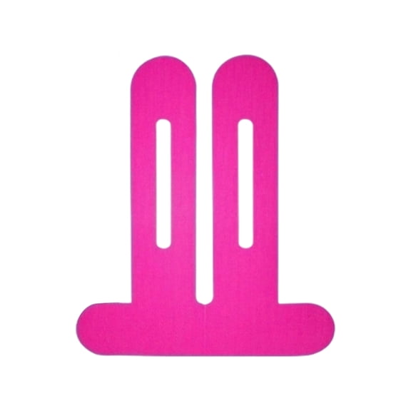 KT Tape Precut Strips 10 Pack, Kinesiology Tape for Knees, Athletic Tape for Muscle Support and Recovery Hot Pink
