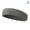 Grey, variant on Sweatband Headbands Unisex Sports Sweat Band Gym Exercise Workout Moisture Wick