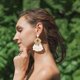 thumbnail image 4 of Handcrafted Geometric Rattan Earring Stylish Elegant Tassel Earring For Party Birthday Gift, 4 of 5