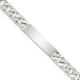 thumbnail image 1 of 925 Sterling Silver 8.5 Inch Engraveable Curb Link Name Bar Identification Id Bracelet, 1 of 7