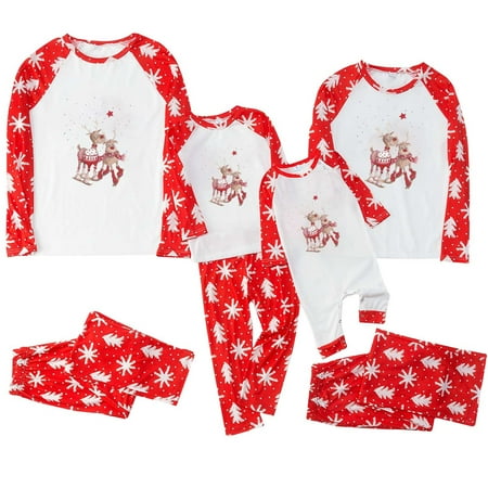 

Christmas Pajamas for Family Clearance Matching Family Pajamas Christmas Tree Sleepwear Cotton Unisex Pjs Pants Set 2 Piece Long Sleeve Clothes Christmas Pajamas Clearance Cheap