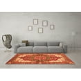 thumbnail image 3 of Ahgly Company Indoor Square Persian Orange Traditional Area Rugs, 6' Square, 3 of 4