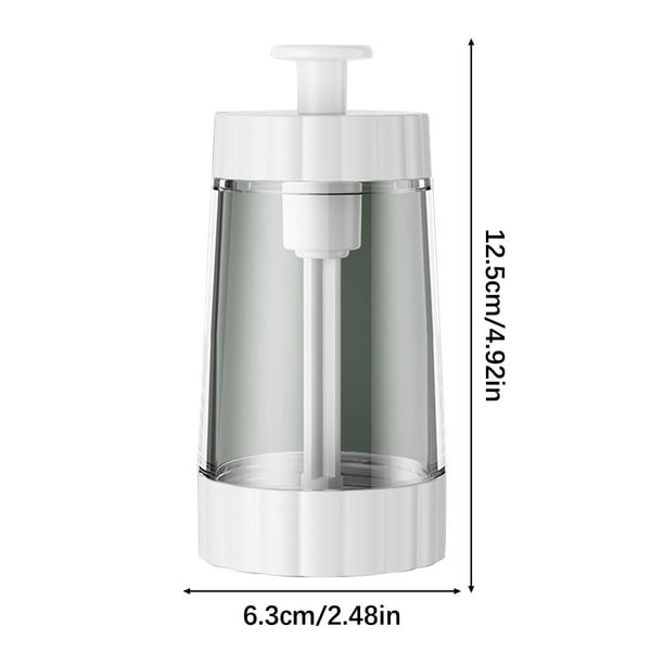 Botella de condimento para cocina | Olla de aceite transparente | Tanque de almacenamiento de polvo fino y especias | Diseño sellado a prueba de fugas | Batido fácil | Material duradero de alta