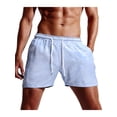 thumbnail image 2 of Yuemengxuan Men 2-in-1 Workout Shorts, Camouflage Beach Pants with Drawstring, Pockets, 2 of 4