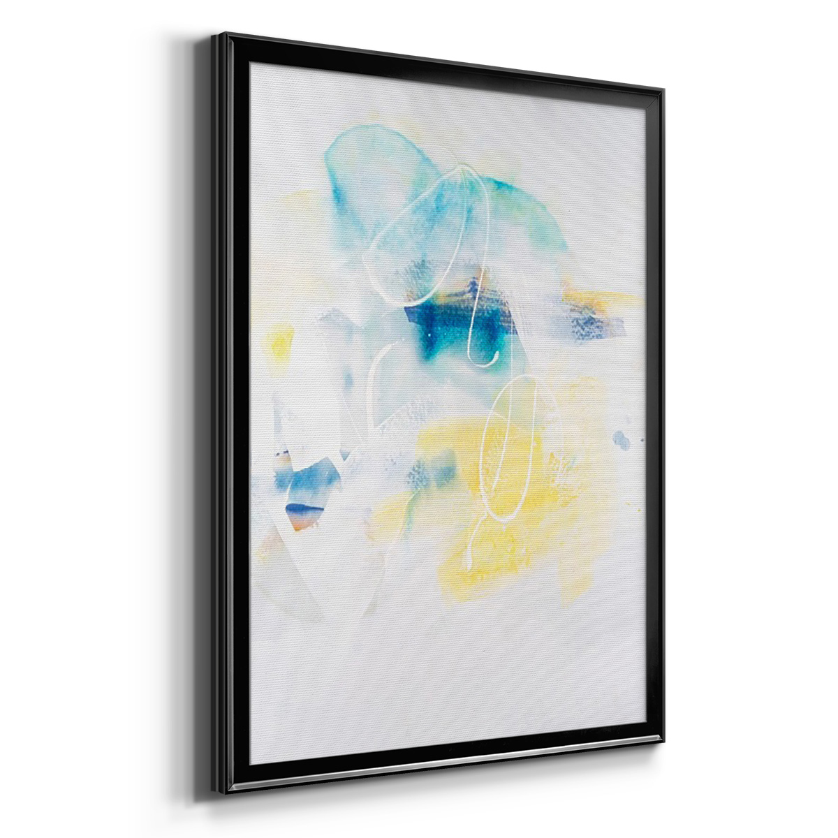 Spacial II Premium Framed Print, in Gold, Black, or Silver - Ready to Hang